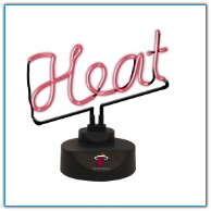 Miami Heat - Neon Script Desk Lamp