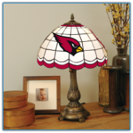Arizona Cardinals - Stained-Glass Tiffany-Style Table Lamp
