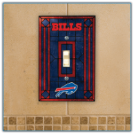 Buffalo Bills - Single Art Glass Light Switch Cover