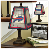 Buffalo Bills - Art Glass Table Lamp