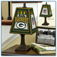 Green Bay Packers - Art Glass Table Lamp