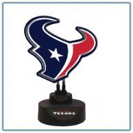 Houston Texans -Team Logo Neon Desk Lamp