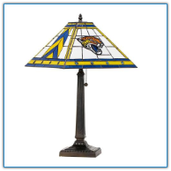 Jacksonville Jaquars - Stained-Glass Mission-Style Table Lamp