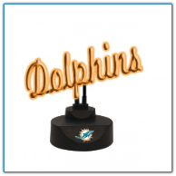 Miami Dolphins - Neon Script Desk Lamp