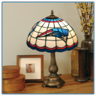 New England Patriots - Stained-Glass Tiffany-Style Table Lamp
