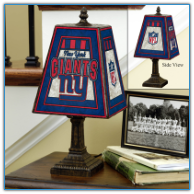 New York Giants - Art Glass Table Lamp