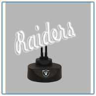 Oakland Raiders - Neon Script Desk Lamp