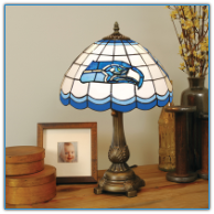 Seattle Seahawks - Stained-Glass Tiffany-Style Table Lamp