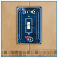 Tennessee Titans - Single Art Glass Light Switch Cover