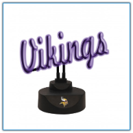 Minnesota Vikings - Neon Script Desk Lamp