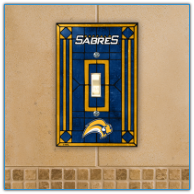 Buffalo Sabres - Single Art Glass Light Switch Cover