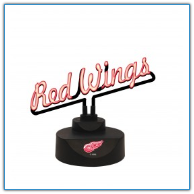 Detroit Red Wings - Neon Script Desk Lamp
