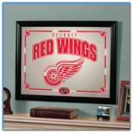 Detroit Red Wings - Framed Mirror