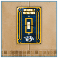 Nashville Predators - Single Art Glass Light Switch Cover