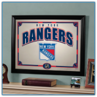New York Rangers - Framed Mirror
