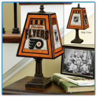 Philadelphia Flyers - Art Glass Table Lamp