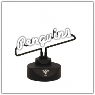 Pittsburgh Penguins - Neon Script Desk Lamp