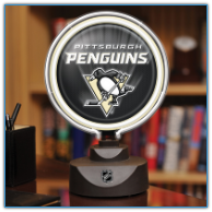 Pittsburgh Penguins - Neon Desk Lamp