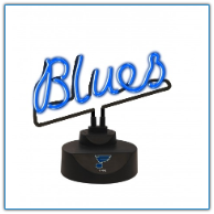 St. Louis Blues - Neon Script Desk Lamp