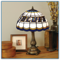 St. Louis Blues - Stained-Glass Tiffany-Style Table Lamp