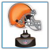 Cleveland Browns - Neon Helmet & Cap Desk Lamp