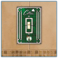 Boston Celtics - Single Art Glass Light Switch Cover