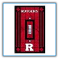 Rutgers Scarlet Knights - Single Art Glass Light Switch Cover