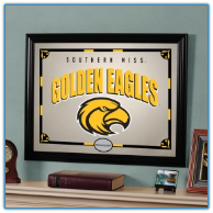Southern Miss Golden Eagles - Framed Mirror