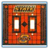 Oklahoma State Cowboys - Double Art Glass Light Switch Cover