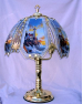 Lighthouse On Rocky Shores Touch Lamp