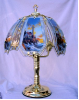 Lighthouse On Rocky Shores Touch Lamp