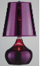 Luster Magenta Table Lamp