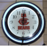 Chicago Bears Double Neon Clock