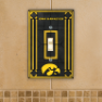Iowa Hawkeyes - Single Art Glass Light Switch Cover