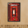 Louisville Cardinals - Single Art Glass Light Switch Cover