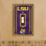 Louisiana State Tigers - Single Art Glass Light Switch Cover