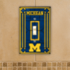 Michigan Wolverines - Single Art Glass Light Switch Cover