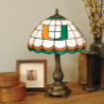 Miami Hurricanes - Stained-Glass Tiffany-Style Table Lamp