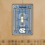 North Carolina Tar Heels - Single Art Glass Light Switch Cover