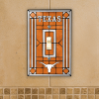 Texas Longhorns - Single Art Glass Light Switch Cover