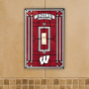 Wisconsin Badgers - Single Art Glass Light Switch Cover