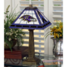 Baltimore Ravens - Stained-Glass Mission-Style Table Lamp