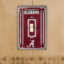 Alabama Crimson Tide - Single Art Glass  Light Switch Cover