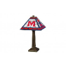Mississippi Rebels - Stained-Glass Mission-Style Table Lamp