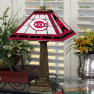 Cincinnati Reds - Stained-Glass Mission-Style Table Lamp