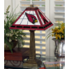 Arizona Cardinals - Stained-Glass Mission-Style Table Lamp