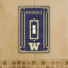 Washington Huskies - Single Art Glass Light Switch Cover