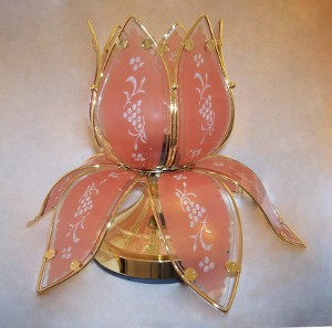 Lotus flower touch shop lamp
