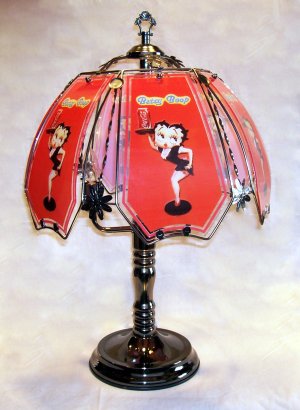 Betty Boop and Coca Cola Touch Lamp at Sportsfanprolighting